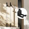 Barbell Hanger Wall Mounted Barbell Mount Rack Vertical Powder Coated Metal Barbell Holder