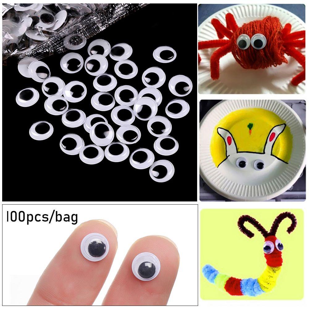 Parts Kids Toys DIY Dolls Materials 3D Dolls Accessories Wiggling Moving Eyes Plush Panda Eye