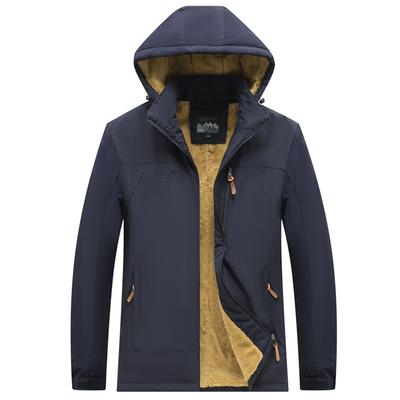 Осенне-зимняя штурмовая куртка, спортивная водонепроницаемая куртка из хлопка свободного кроя для альпинизма