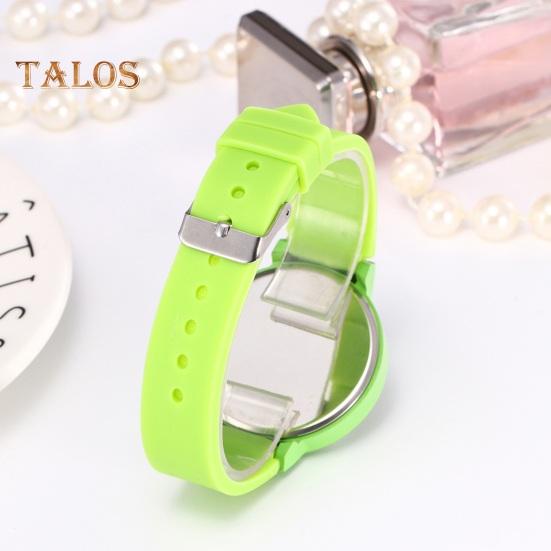 Candy Color Women Watch Round Dial Silicone Strap Quartz Movement Ladies Girls Casual Wristwatch Fashion Jewelry Birthday Gift