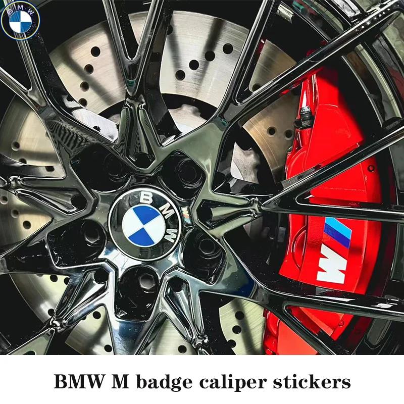 HVDS5 6pcs Car Brake Caliper Sticker Heat Resistant Decals for BMW E93 F10 F20 F30 F40 F15 F25 F26 F31 F49 F86 M3 M5 X3 G20 G30