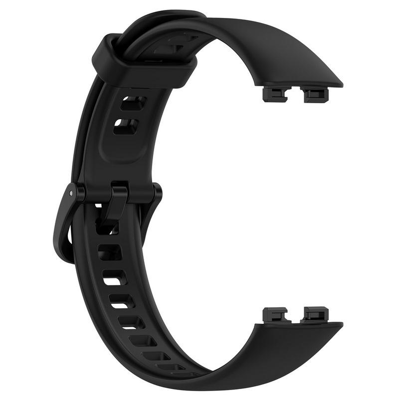 Мягкий резиновый ремешок для Huawei Band 8 — сменный водонепроницаемый и устойчивый к поту браслет (Модель ASK-B29)