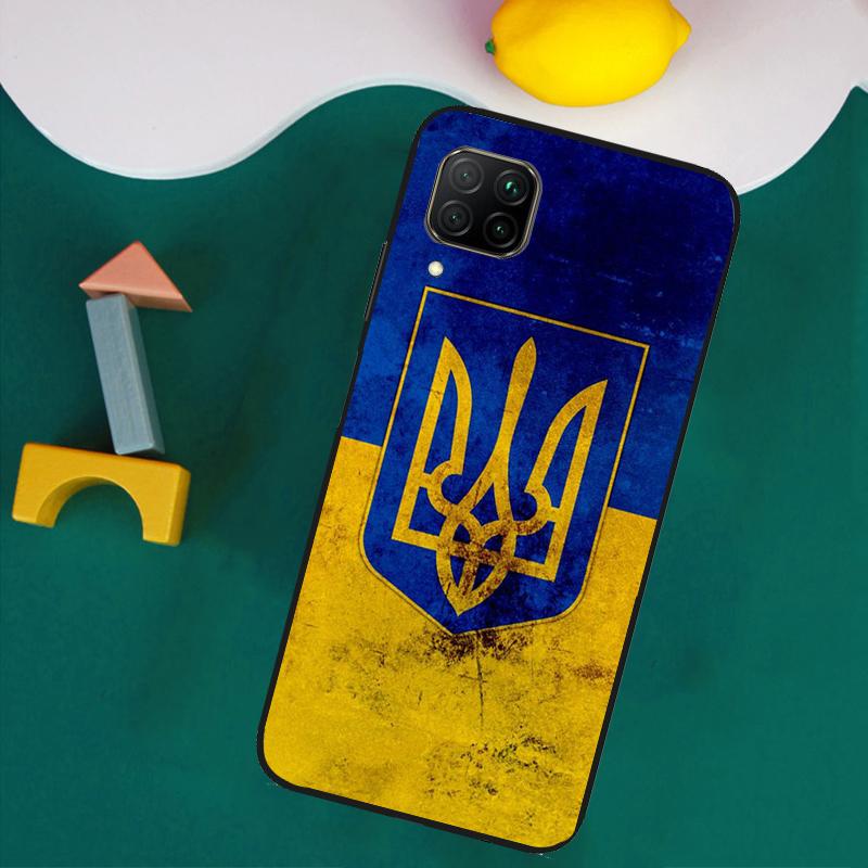 Флаг Украины для Huawei Nova Y73 Y72 Y70 Y90 Y60 Y61 Y91 12s 12i 11i 8i 9 10 SE P40 Lite P30 P60 Pro Чехол