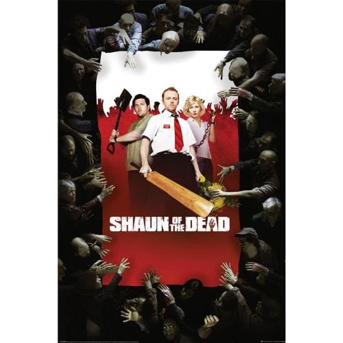 Shaun Of The Dead Key Art Maxi Poster