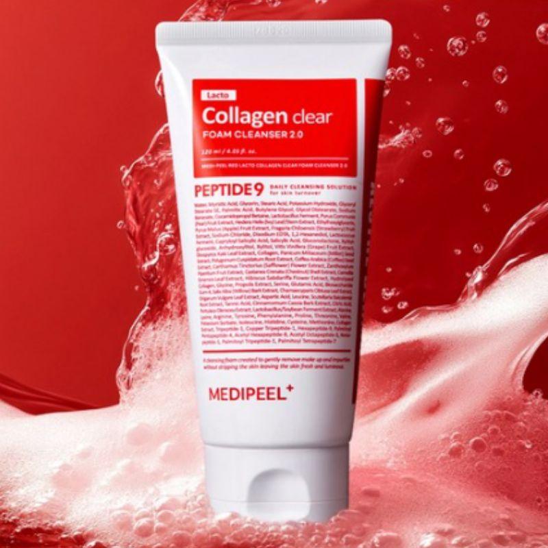 MEDI-PEEL Red Lacto Collagen Clear Foam Cleanser 2.0 120мл