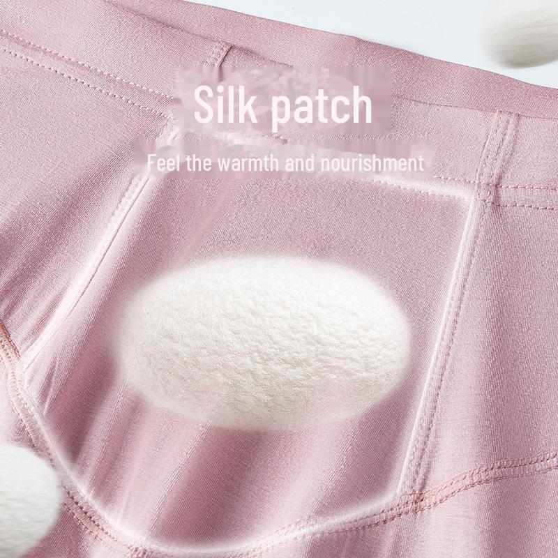 «Женские облегающие брюки из модала весна/лето 2024 г. — легкие шелковые трусы с промежностью»