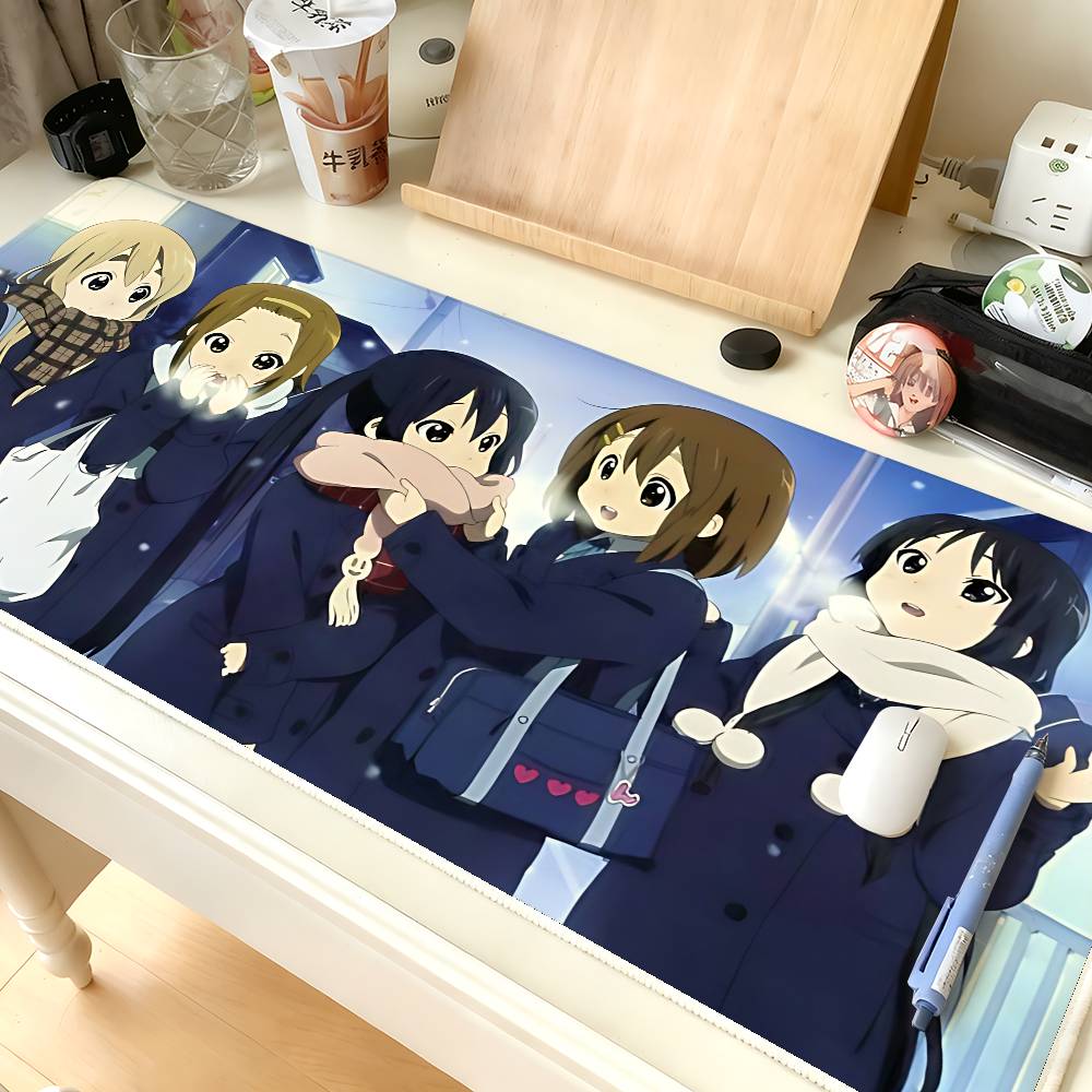 Коврик для мыши K-ON Аниме Компьютерный коврик Настольный коврик Коврик для клавиатуры ноутбука Офисный большой коврик для мыши Пейзаж