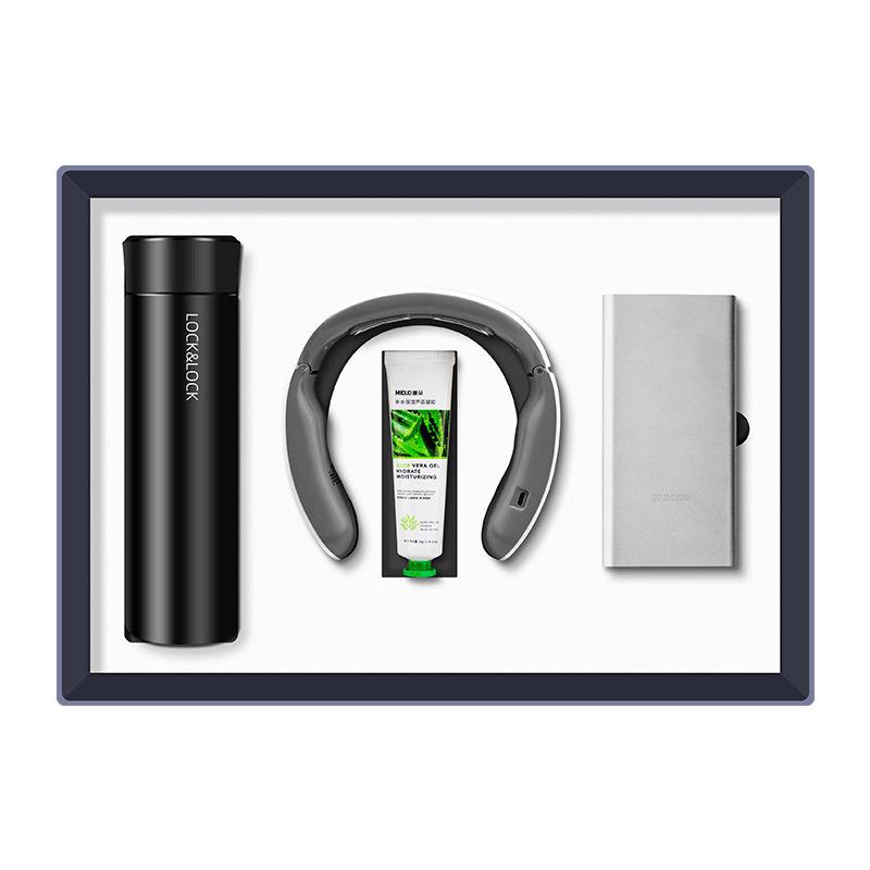 Роскошный подарочный набор для бизнеса: Термокружка Lock&Lock с индивидуальным высококачественным сувениром для клиентов