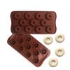 Dense Thread Ring Chocolate Silicone Mold Olive Diamond Love Mousse Complementary Steamed Cake Mold Cake Baking
