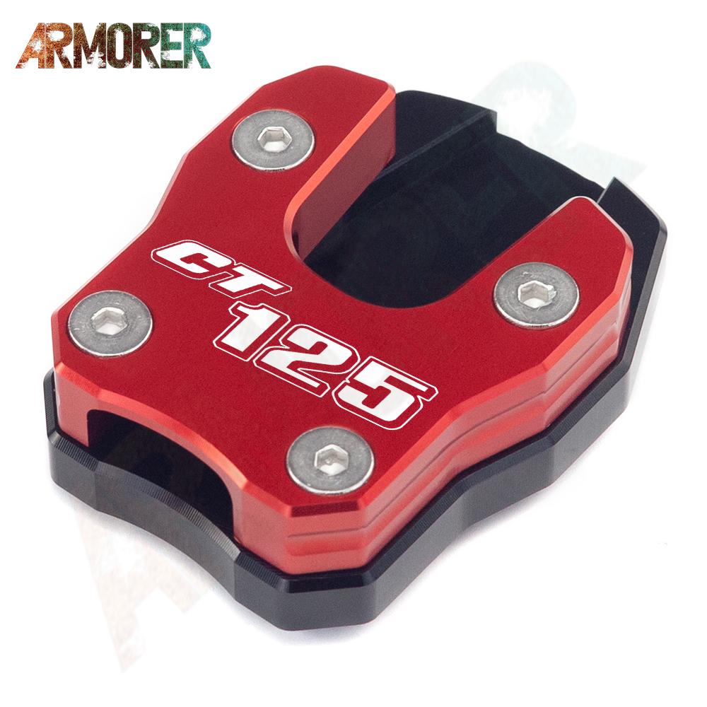 Подставка для ног, боковая подставка, удлинитель, опорная пластина, увеличивающая подставка, аксессуары для мотоциклов для HONDA CT125/Hunter Cub -