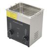 2L Ultrasonic Cleaner with Timer Heater Degas Mode Stainless Steel Multiple Vent Holes Double Fuse