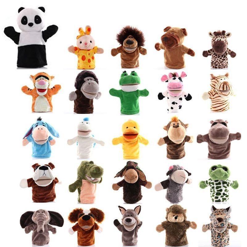 Soft And Cuddly Animal Hand Puppet Doll Perfect For Role-playing And Storytelling 25cm Height