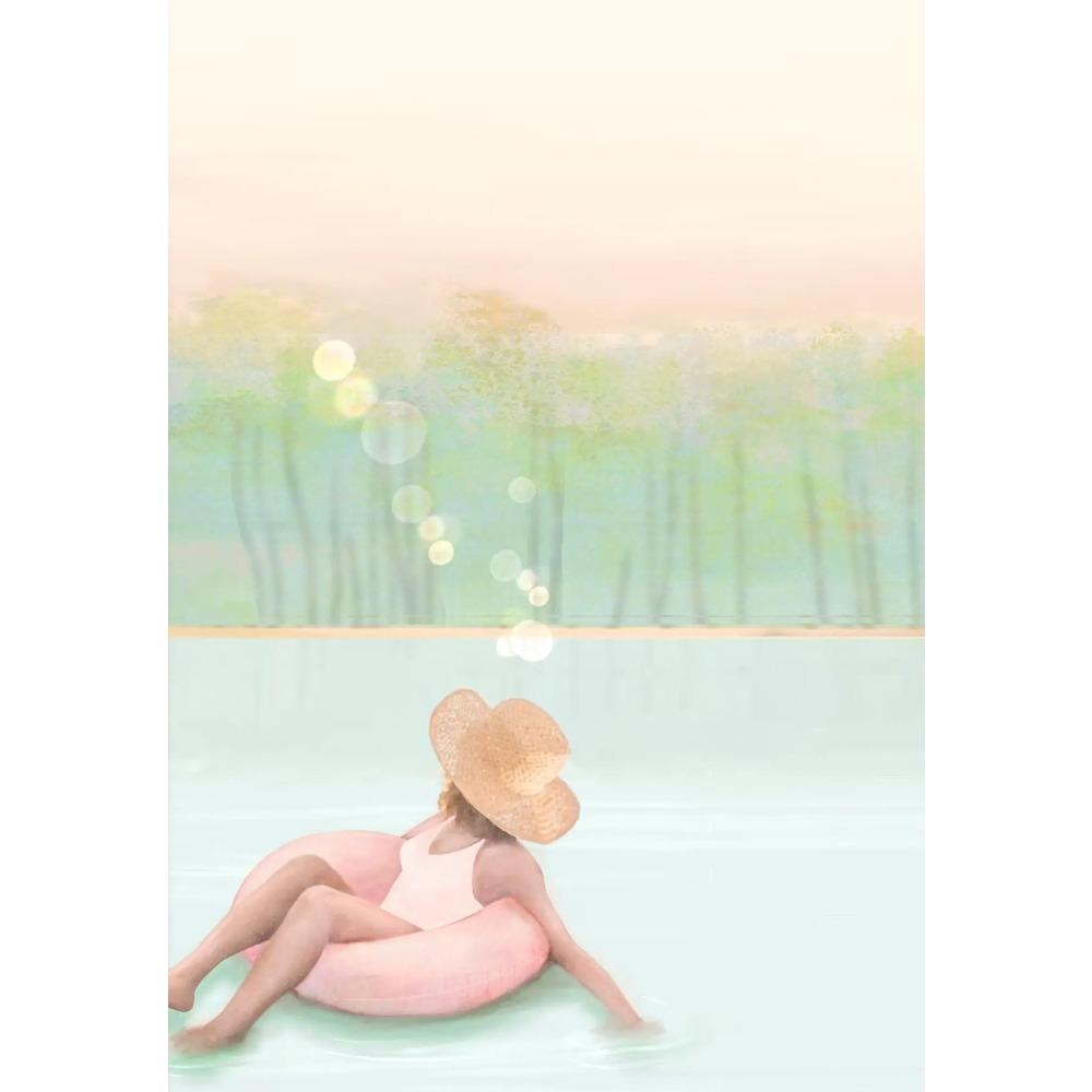 Minimalism Beach Surfing Boho Posters Pink Beach Summer Coastal Prints Canvas Painting Wall Art Pictures Home Living Room Decor