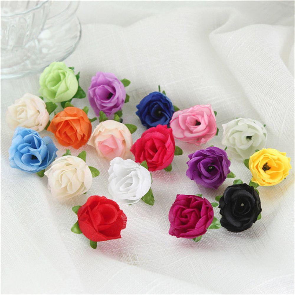 Real Touch Floral Mother's Day Gifts Fake Bouquet Artificial Rose Flower Heads Wedding Decoration