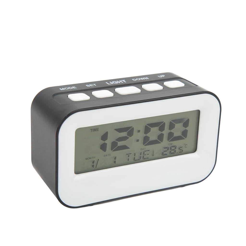 LCD Kids Alarm Clock Backlight Birthday Reminder Musical Alarms Snooze Function Digital Alarm Clock for Bedroom School