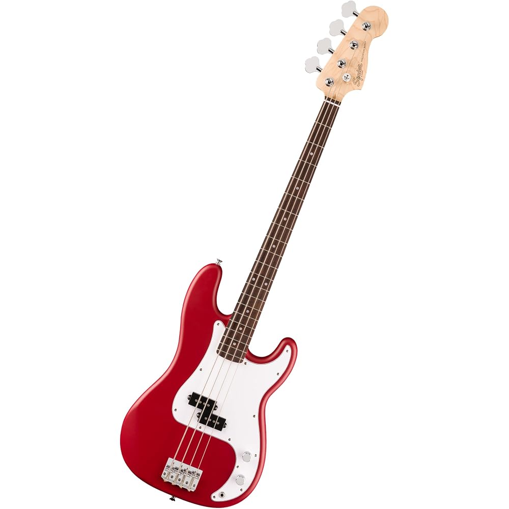 Электрогитара Squier by Fender Debut Collection Precision Bass, цвет Dakota Red, накладка на гриф из лавра, с мягким чехлом