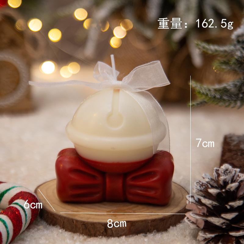 Deer Candle Decoration Eco-Friendly Santa Candle Decor Christmas Scented Candle Festive For Holiday Decoration Gift Giving Home