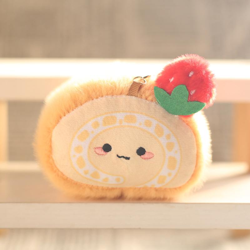 1 шт. Куриная ножка Картофель фри Милый брелок-подвеска для сумки Плюшевая кукла Гамбургер Брелок Аксессуары для школьного рюкзака Мягкие игрушки