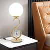 Простая настольная лампа, современная креативная прикроватная романтическая спальня, теплый свет северного ветра, роскошная домашняя декоративная настольная лампа