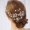 Повязка на голову с кристаллами Halo Hairband Leaf Crown Bride Ободки Свадебные аксессуары для волос