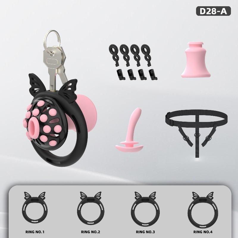 2026 New Concave Chastity Cage Negative Silicone Urethral Lock Male Penis CB Lock Sissy Restraint SM with Catheter Adult Sex Toy