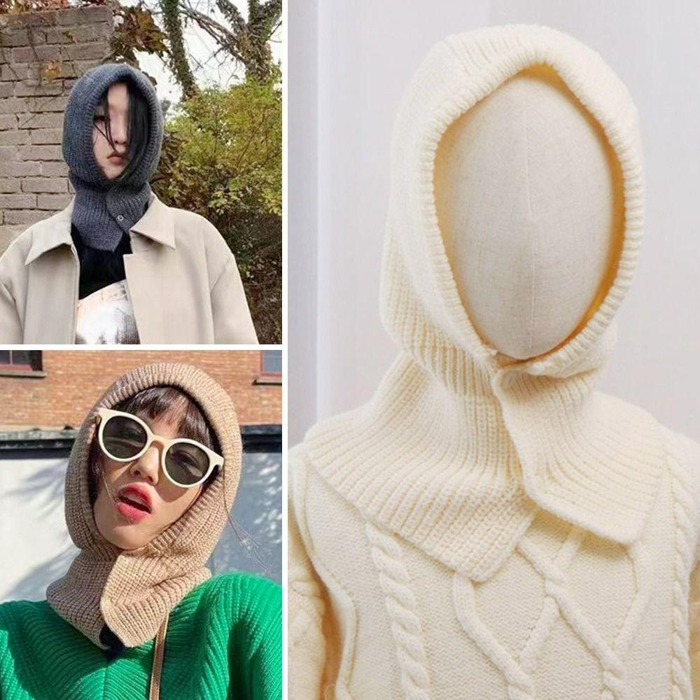 Ветрозащитная шапка-шарф с толстой шеей, теплая зимняя шапка-снуд для мужчин и женщин