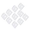 10pcs Stencil Reusable Hollow Glossy PET Template Interesting DIY Card Making Supplies for Craft
