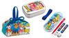 Skater Paw Patrol 24 Алюминиевый Ланч-бокс Алюминиевый Ланч-бокс 370 мл Набор Трио Мешочек на шнурке для ланча Paw Patrol Детский Детский Персонаж Алюминиевый Ланч-бокс