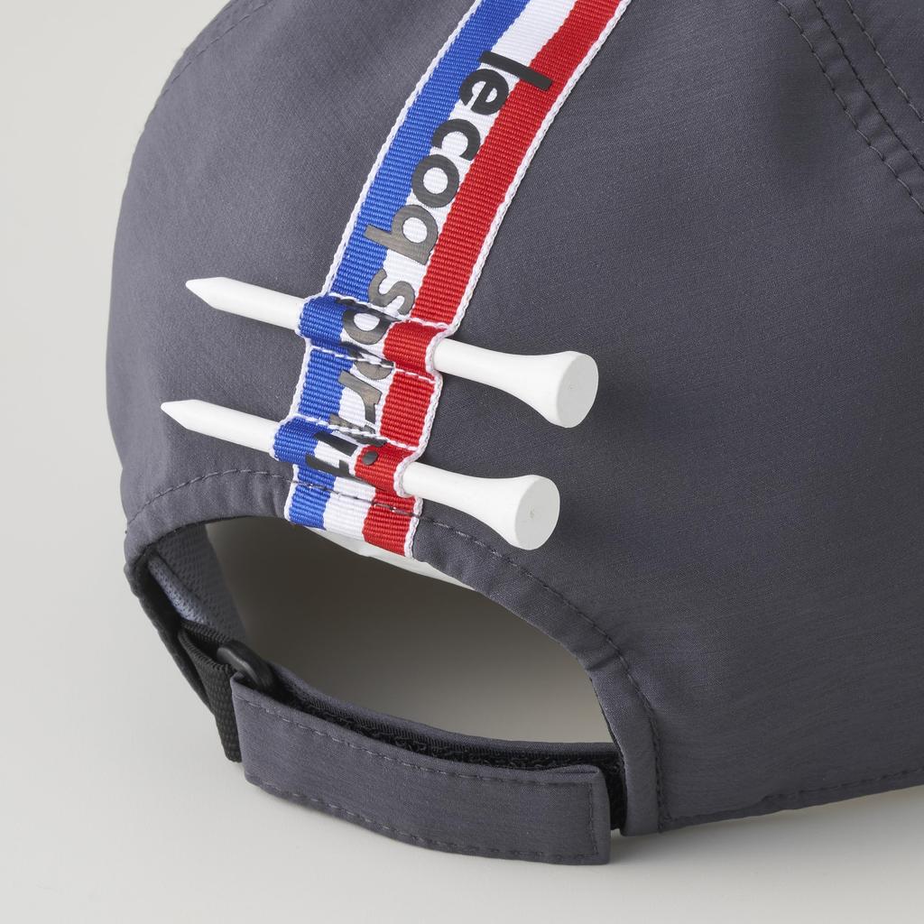 Coq Sportif Cap Cap Sunglasses Insert Tee Insert Sporty Golf LG4FCP02M GY00 [Le Golf] Golfer's Men's (Gray)