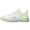 Амортизация Поддержка Баланс Низкие Кроссовки Мужские Кроссовки Белый Зеленый 112035501-2