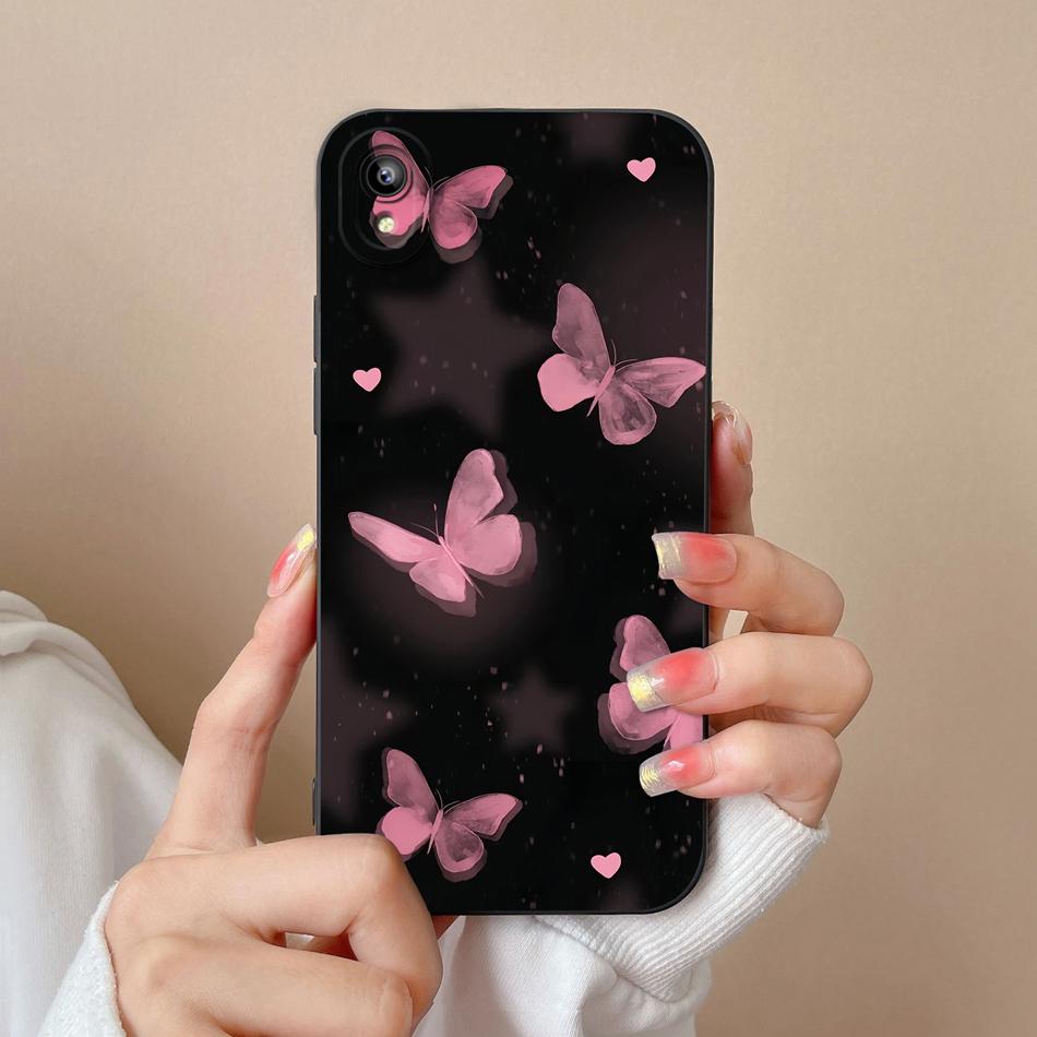 Для Vivo Y93 Y93S Y91C Y91i Y90 Y1S Чехол Модный Дизайн Защита Камеры Ударопрочная Задняя Крышка Мягкие Жидкий Силикон Чехлы для Телефона