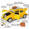 1:Миниатюрная модель T1 Beetle в масштабе 32, литая игрушечная машинка из сплава, открывающиеся двери, звук, свет, инерционный механизм, подарки на день рождения для детей