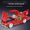1/24 Mercedes-Benz 300SL 1936 Классическая машина Литая модель автомобиля Звук Свет Детские игрушки Коллекционные предметы Хобби Подарки на день рождения