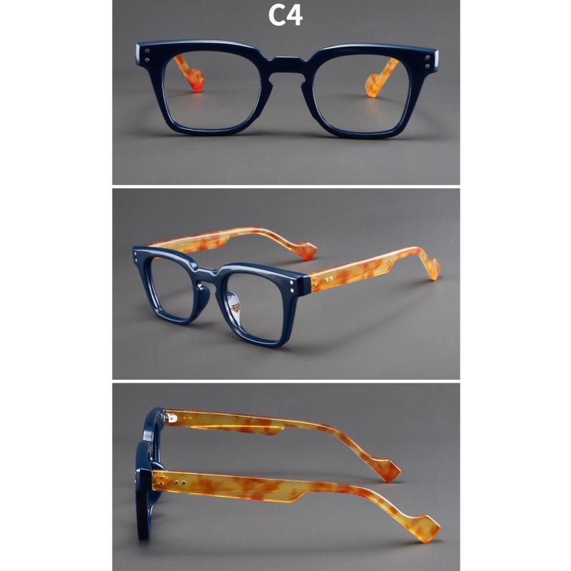 Women's glasses, men's and women's fashion square large-frame glasses