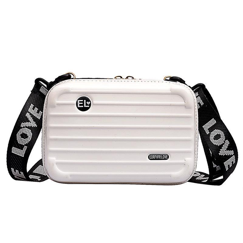 Новая мода в твердом корпусе, мини-чемодан в форме плеча, сумки через плечо, дорожная портативная маленькая косметичка, сумка для мобильного телефона, сумка на молнии, клатч