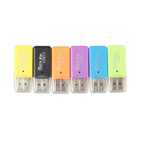 Mini Portable USB 2.0 High Speed Micro SD TF T-Flash Memory Card Reader Adapter
