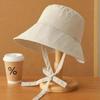 Breathable Lace-up Sunshade Hat UV Protection Bucket Cap Perfect Wide Brim Fisherman Hat  Leisure