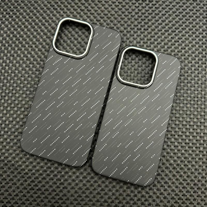 Kevlar Phone Case IPhone16 Pro Max Magnetic Meteor Shower Design Slim Protective Cover