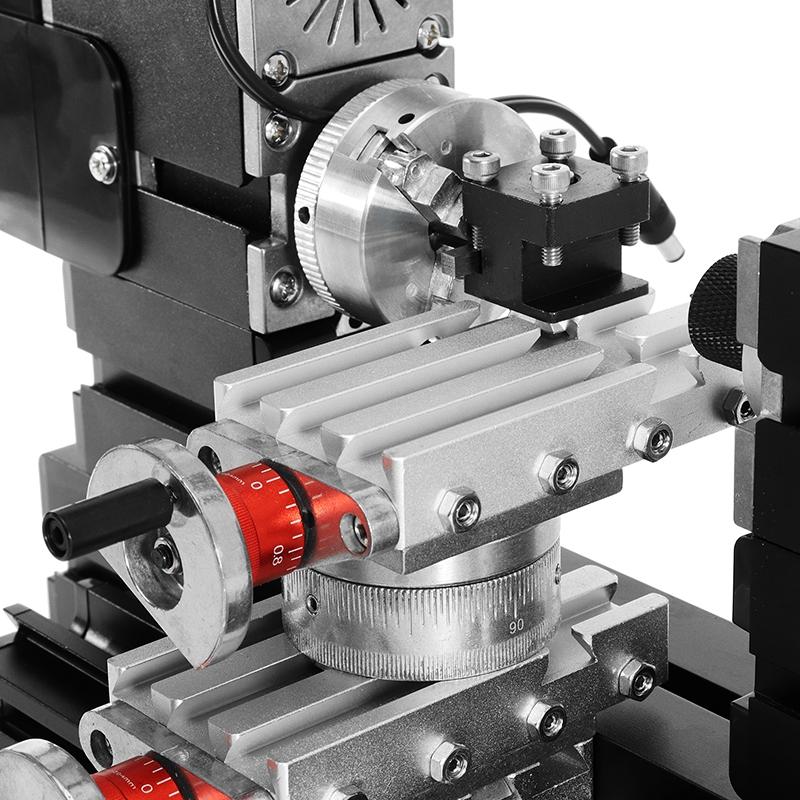 Мини-вращающийся токарный станок по металлу, 12 В постоянного тока, 60 Вт, 12000 об/мин, DIY, токарный станок по дереву, токарный станок по дереву, набор инструментов для изготовления моделей, фрезерный станок