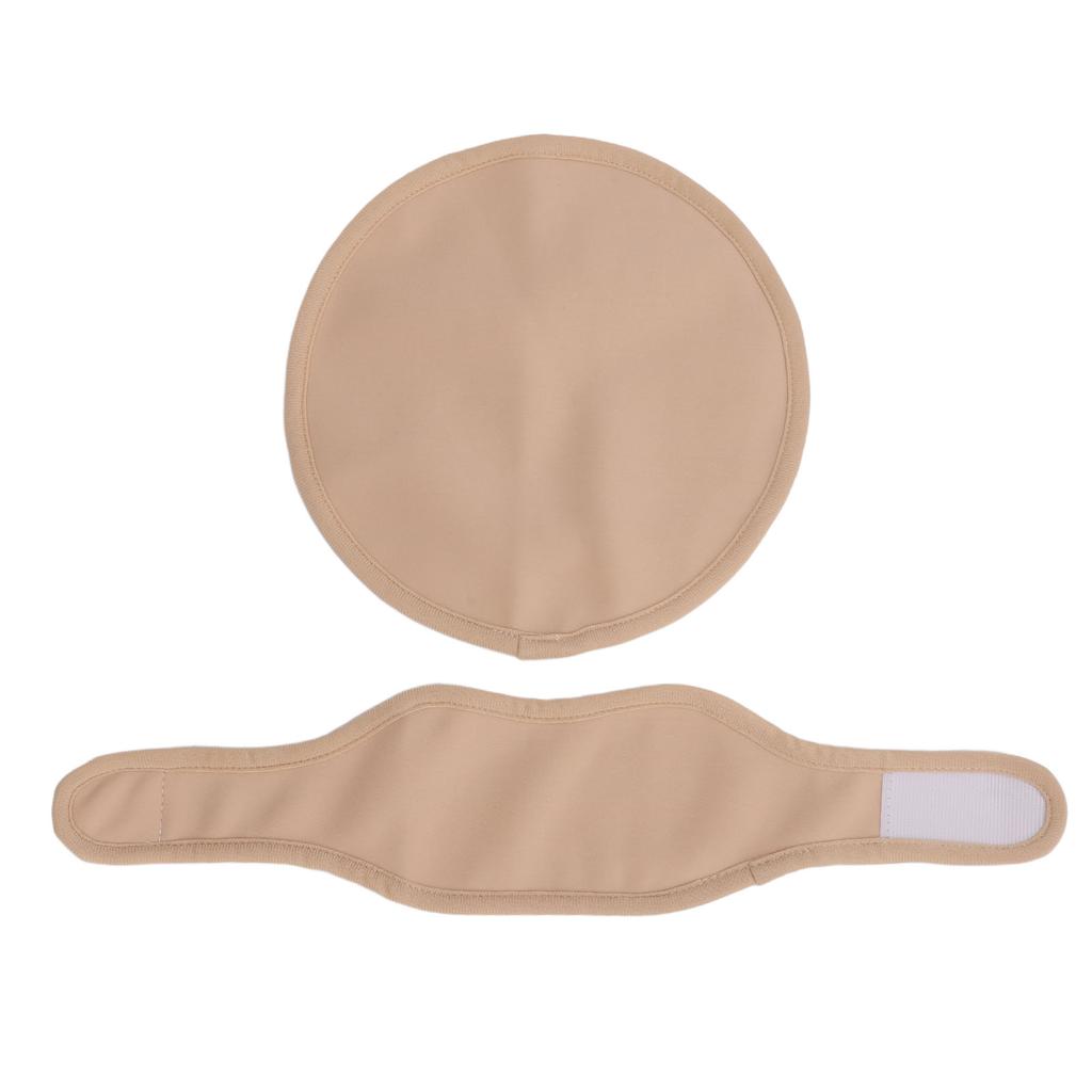 2pcs Castor Oil Packs Set Promote Sleep Hot Cold Compress Reusable Castor Oil Wrap for Chest Neck