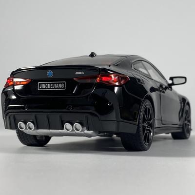 1:24 BMW M4 Высокопроизводительное Спортивное Купе Литой Металлический Модель Автомобиля Домашний Тренд Игрушечные Украшения Орнамент Коллекционные Предметы Праздничные Подарки