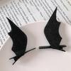 2Pcs Devil Wings Hair Clip Pulling Prevent Stylish Hair Accessories Useful Cosplay Party Bat Wings Hairpin for Festival