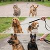 Adjustable Length Dual Dog Coupler Metal Clasp Two Dogs Lead Metal Dog Chain  Street Walk