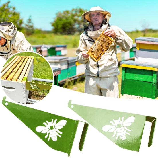 2 шт. Стенд для осмотра улья Держатель рамки улья Подставка-шест для улья из нержавеющей стали Стенд для улья Ульевые ящики и рамки