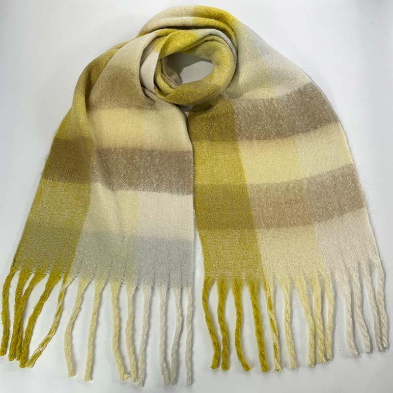 Scarf Warm Scarf Large Shawl Plaid Plaid