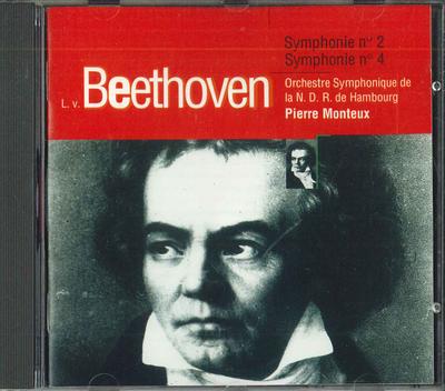 CD Бетховен Симфония № 2 № 4 WM321 FNAC MUSIC Франция Классика Б/у