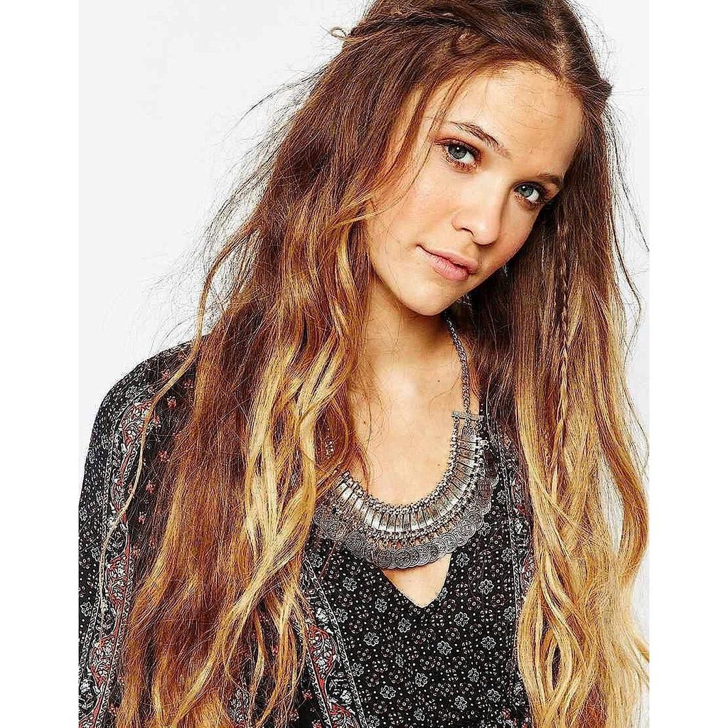 Модные украшения Богемия Цыганское тибетское винтажное ожерелье с монетами для девочек и женщин(Серебряный)