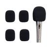 Alpha Depot Microphone Microphone Condenser Microphone Noise Handheld Black X 5 Pack Sponge, Cover, Windshield, Cover, Prevention, Karaoke,
