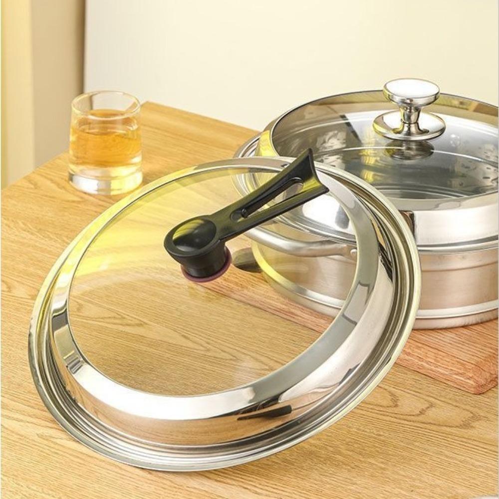 Visible Pot Cover Universal Pot Lid New Wok Pan Lid  Kitchen Accessories