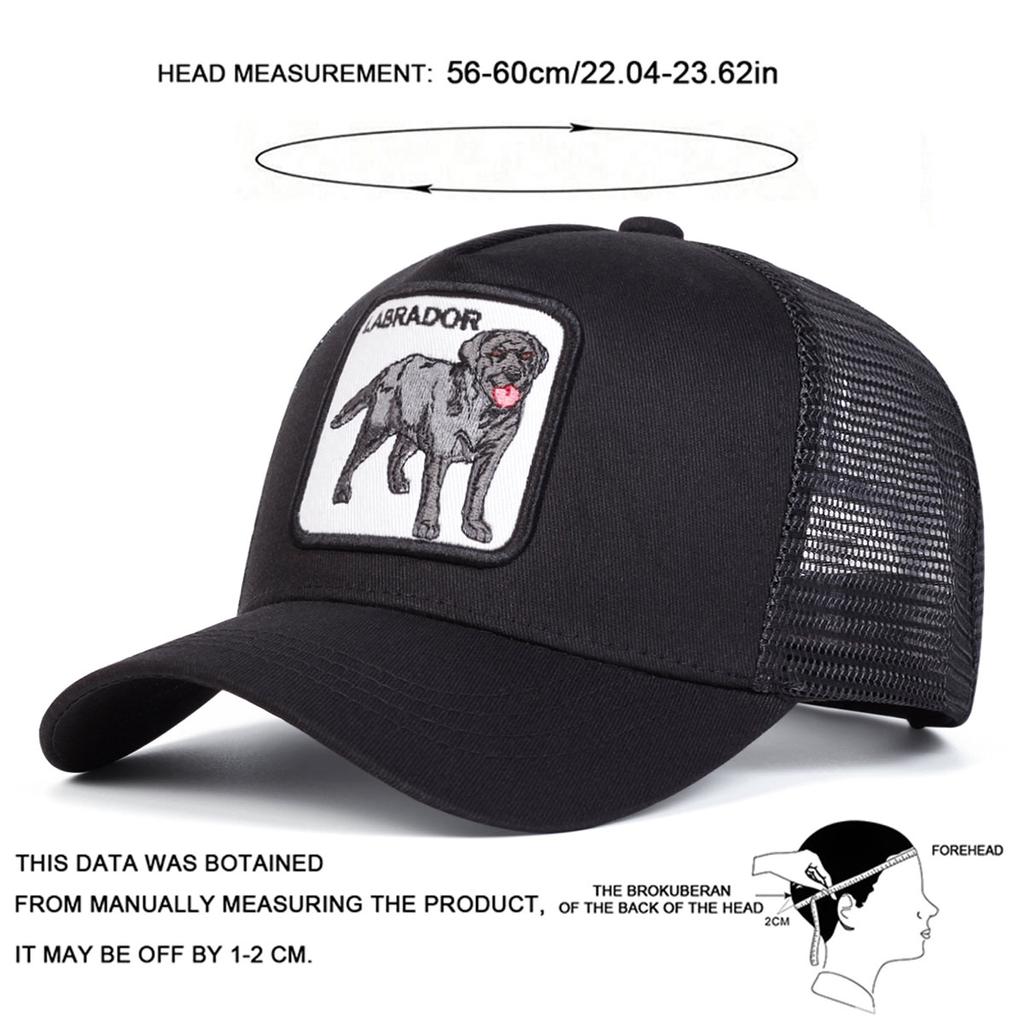Мужская бейсболка с вышивкой в виде щенка ЛАБРАДОРА, женская дышащая бейсболка для гольфа, весенне-летняя, для путешествий на открытом воздухе, кепки для дальнобойщиков